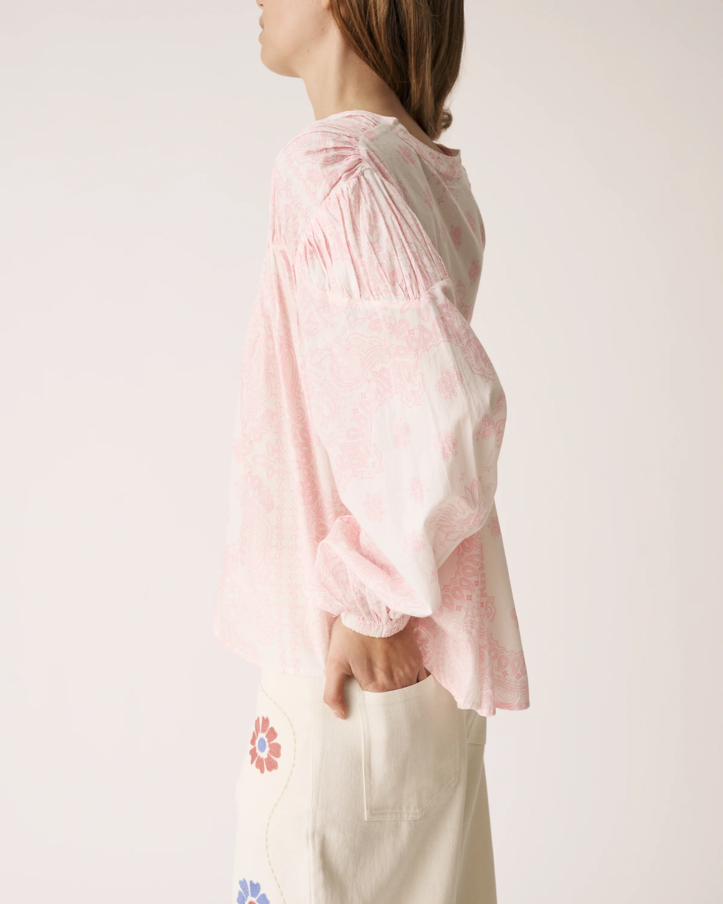 Awa Blouse Pink - Image 2