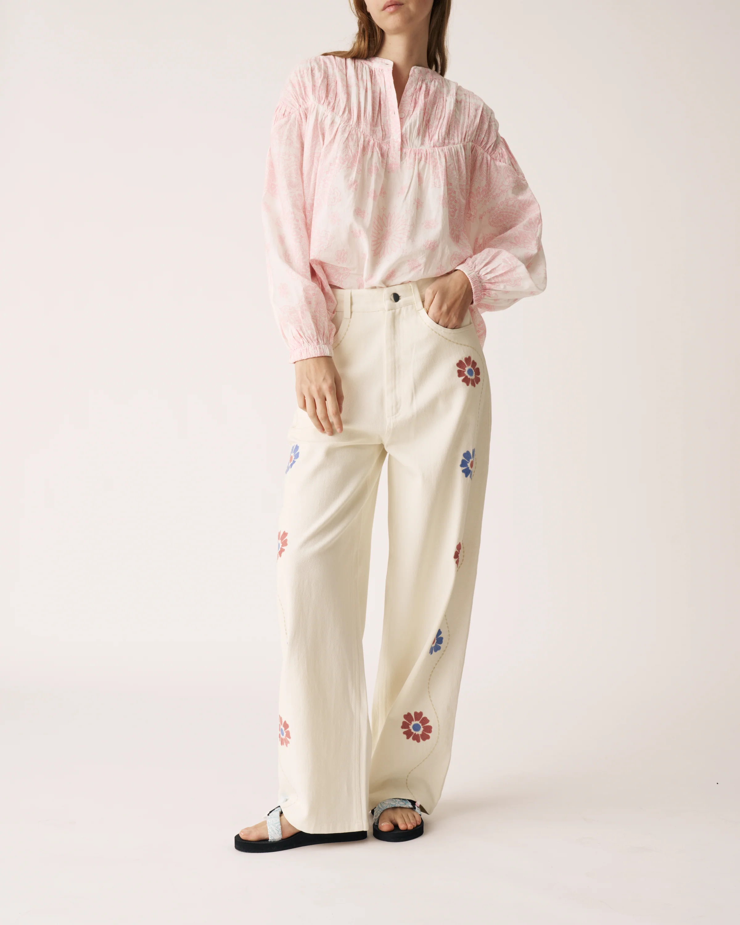 Awa Blouse Pink - Image 4