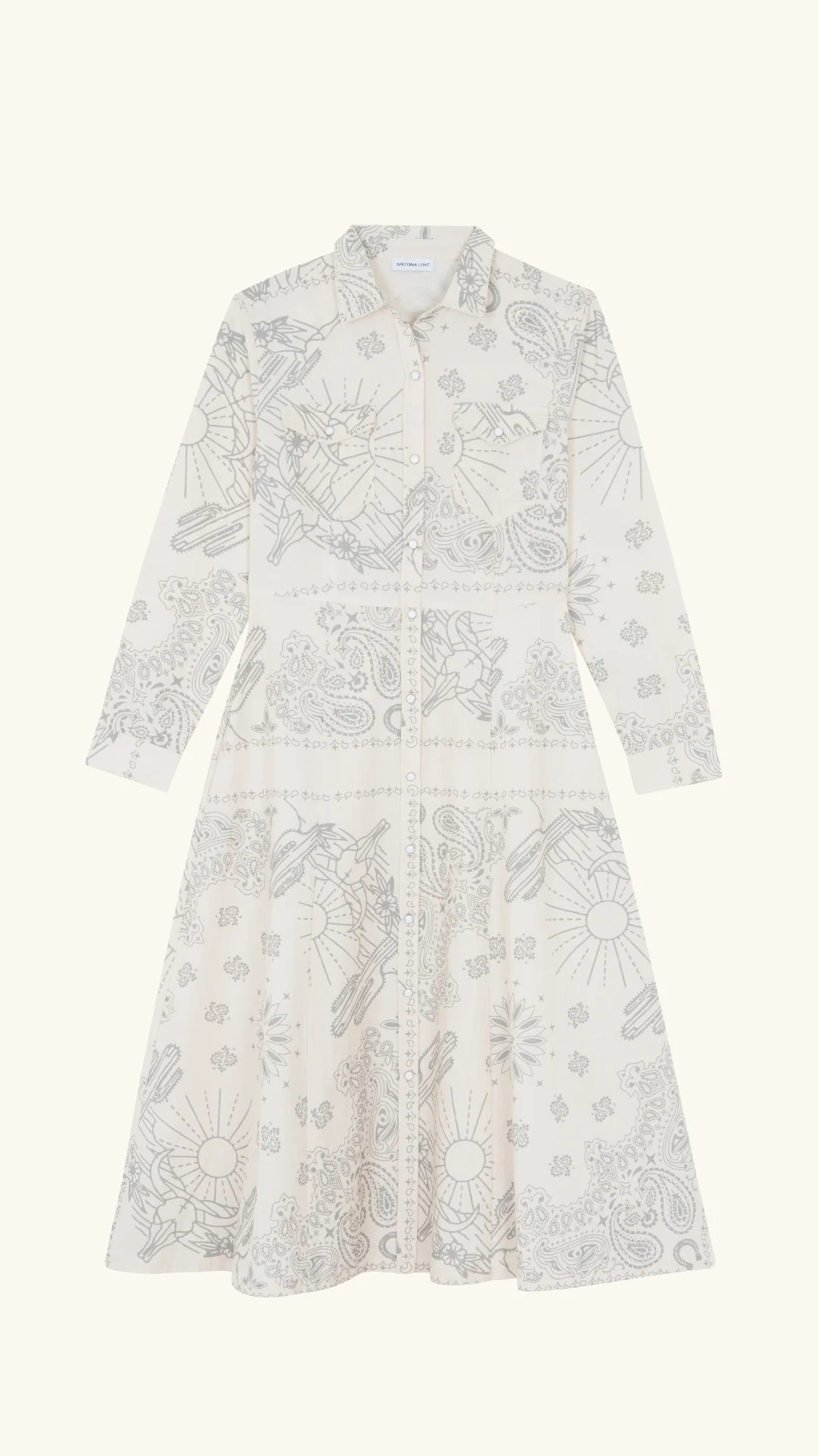 Bandana cream dress - Image 3