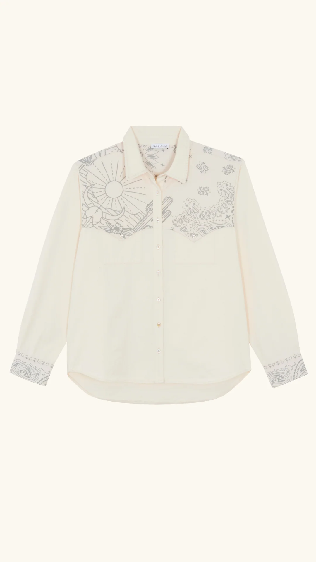 Bandana cream shirt - Image 4
