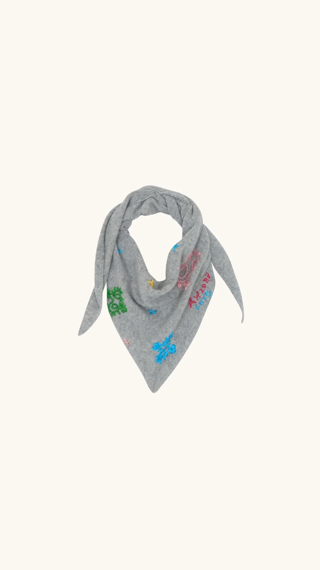 Bandana scarf grey - Image 3