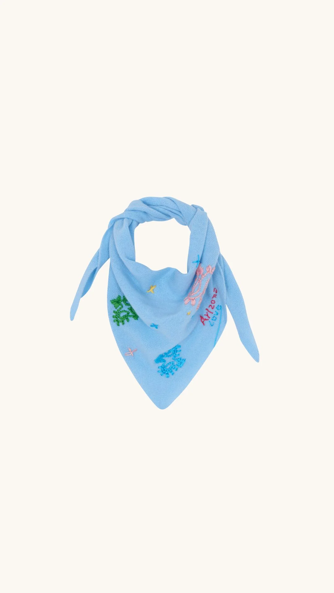 Bandana light blue scarf - Image 3