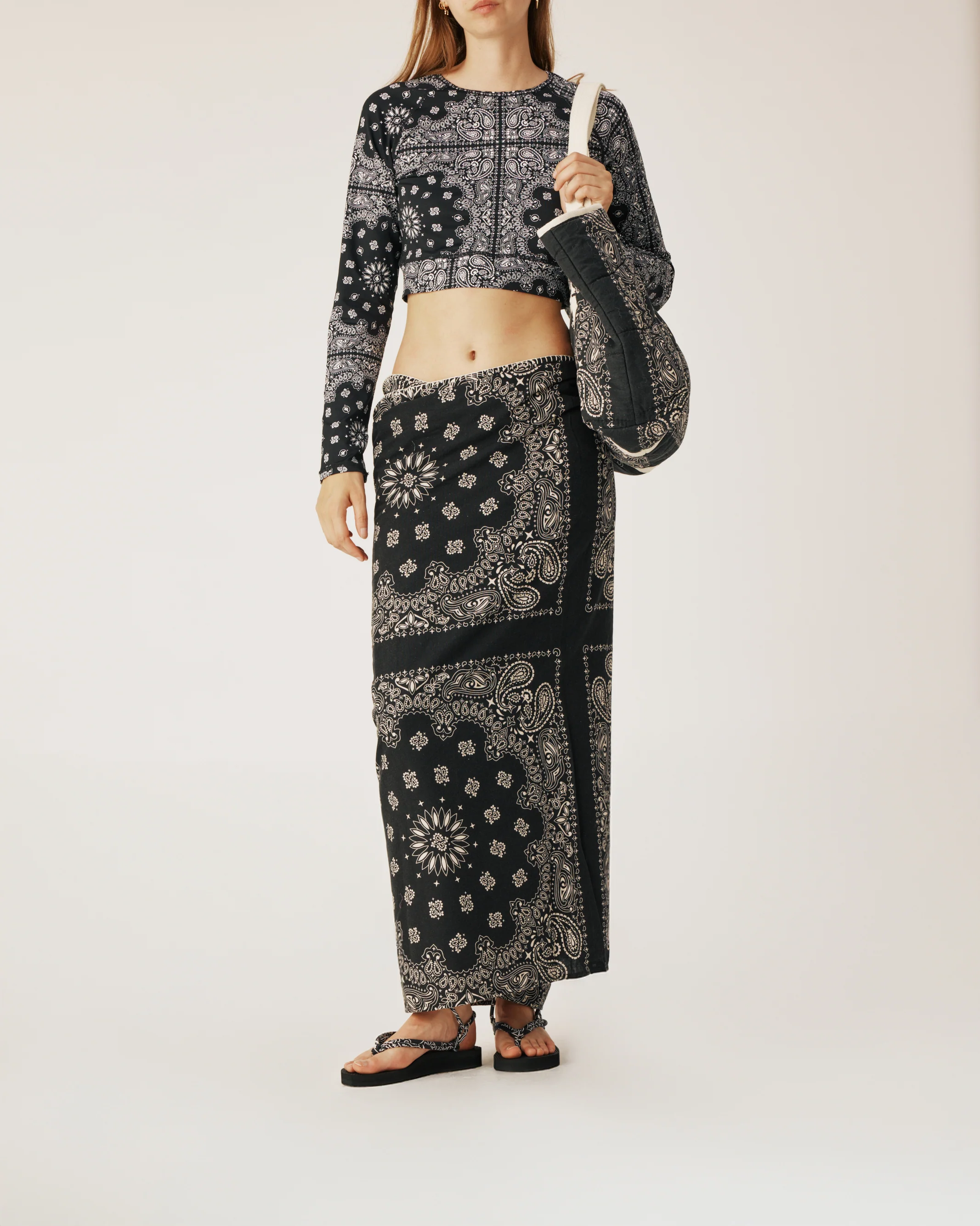 Black bandana Sarong