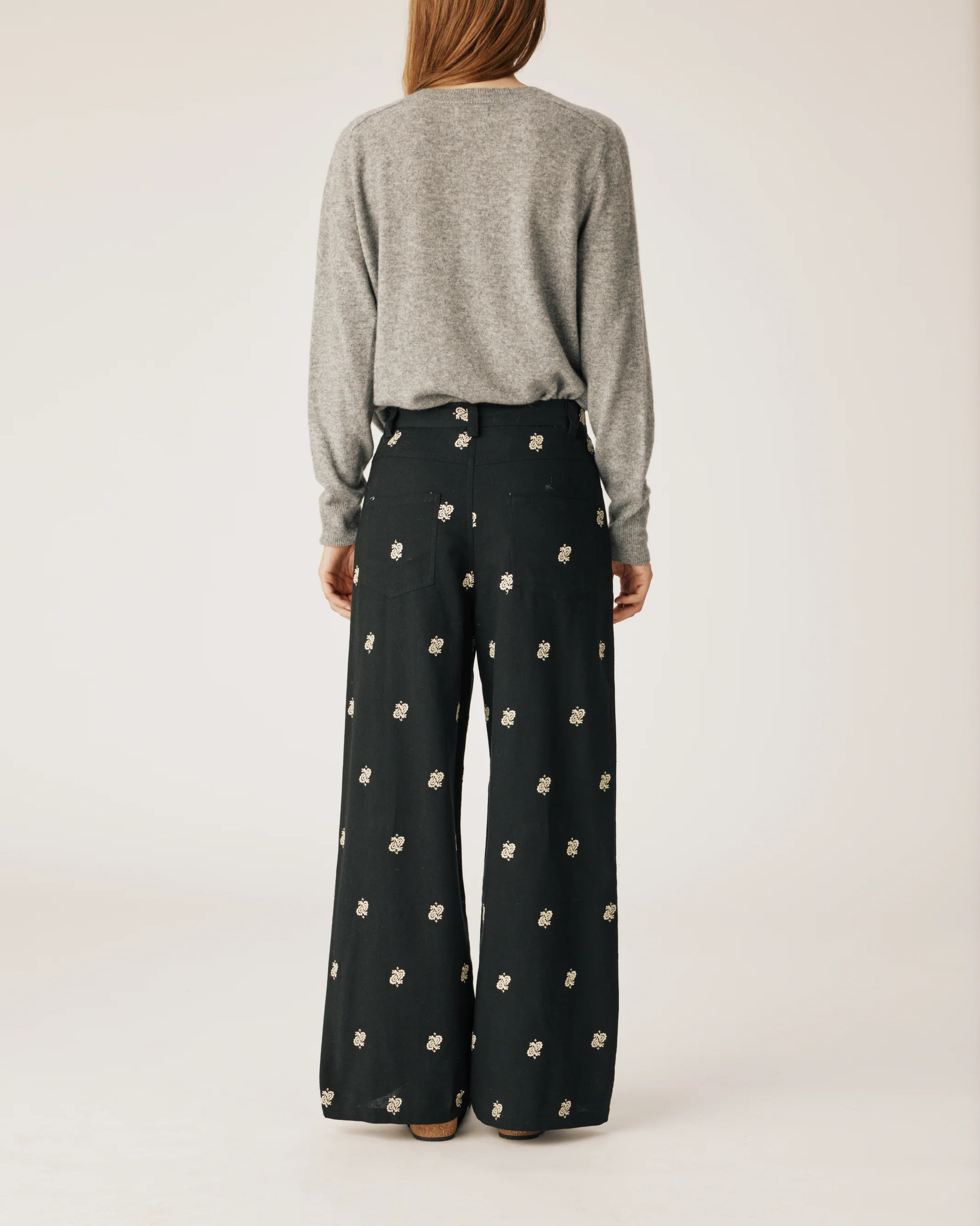 Black Paisley Pants - Image 2