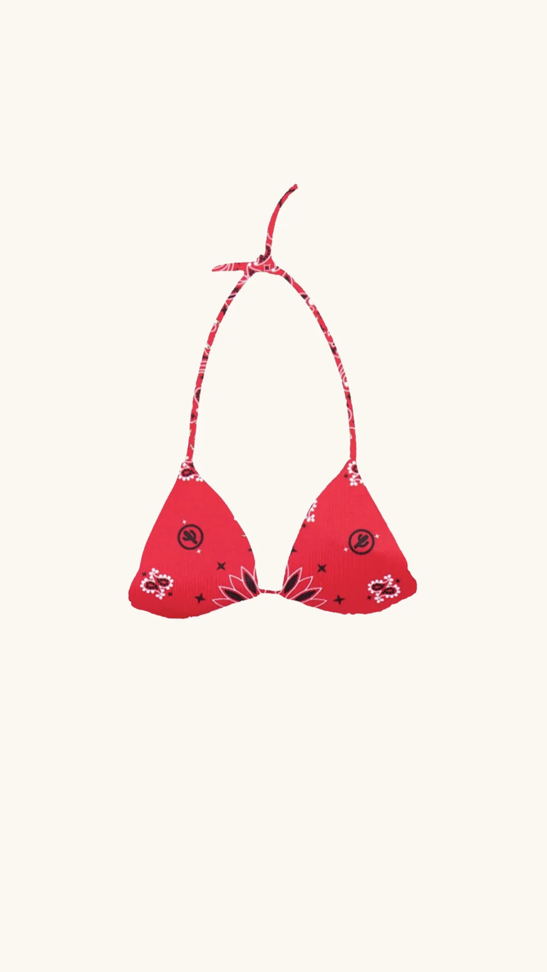 Capri red bandana top - Image 2