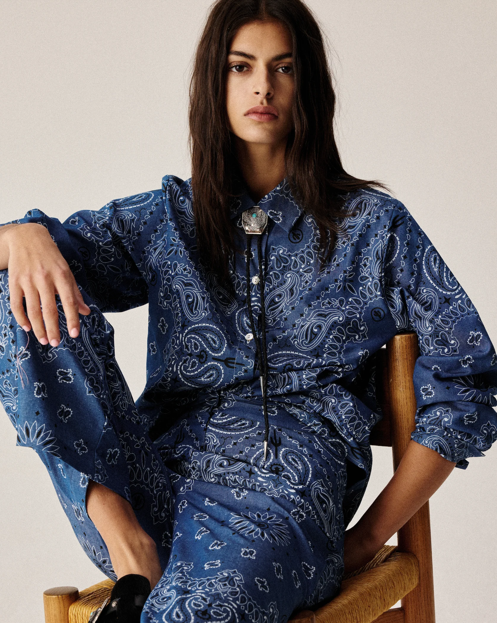 Denim shirt