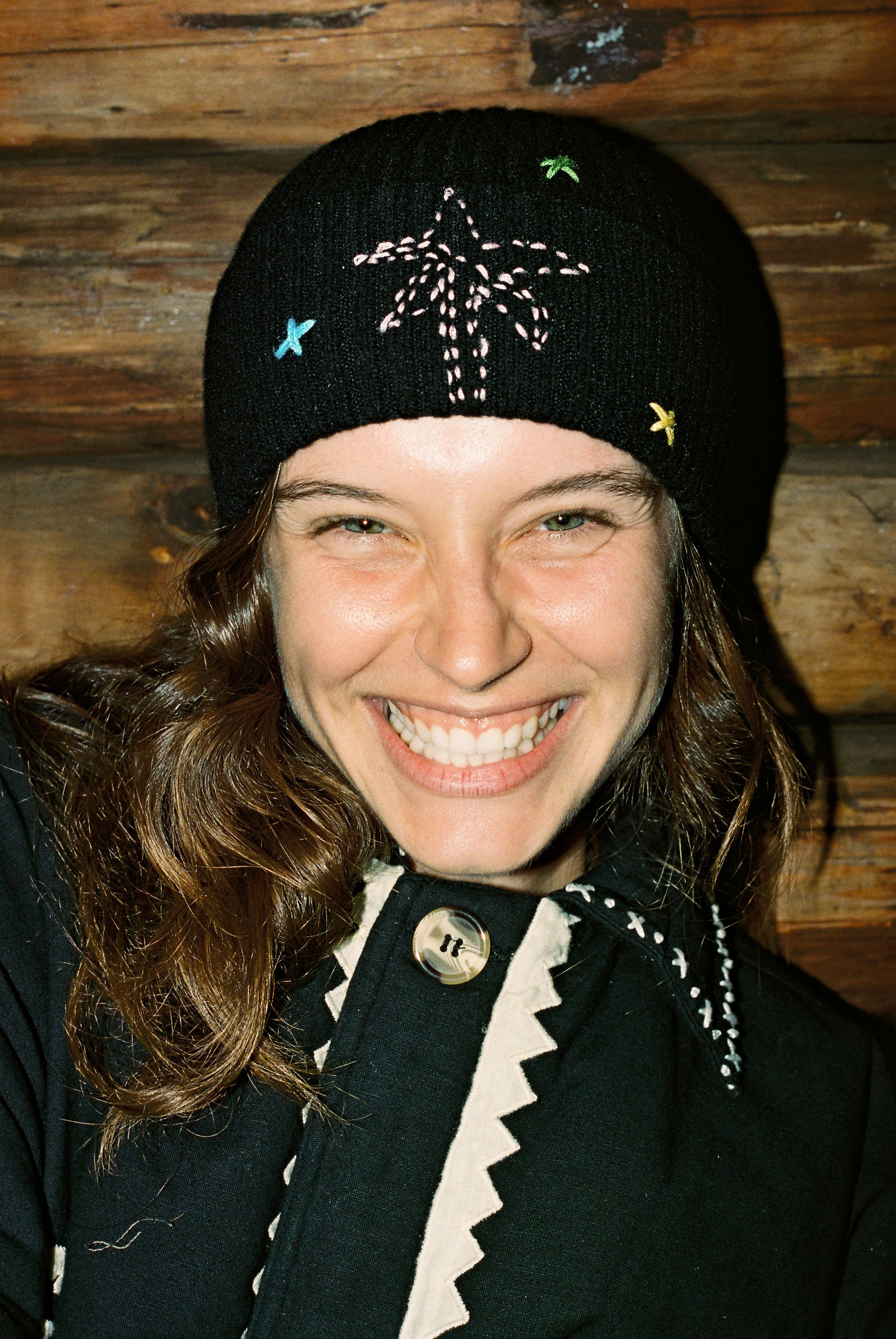 Knited hat black - Image 2