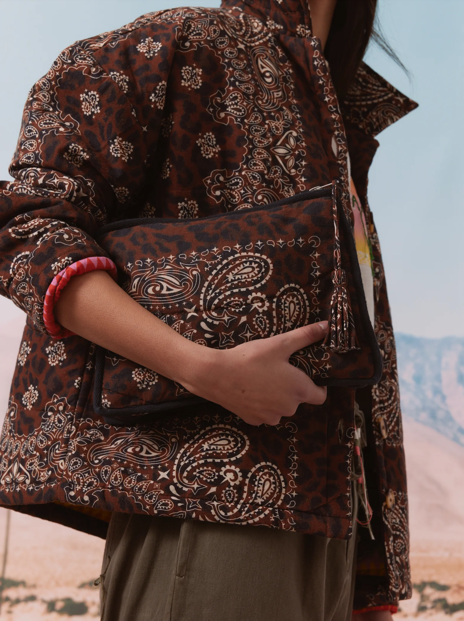 Leopard pouch