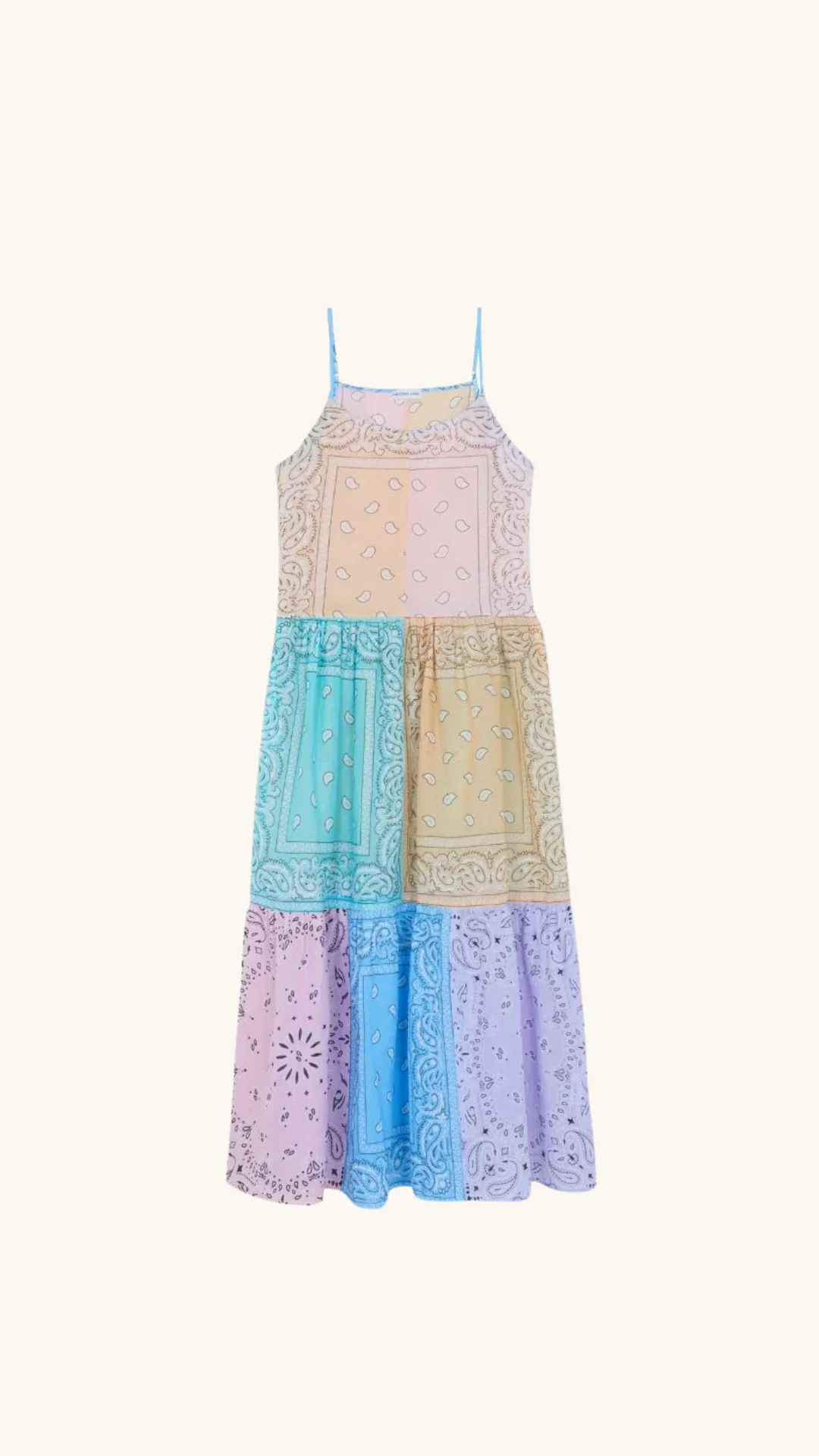 Bandana pastel dress