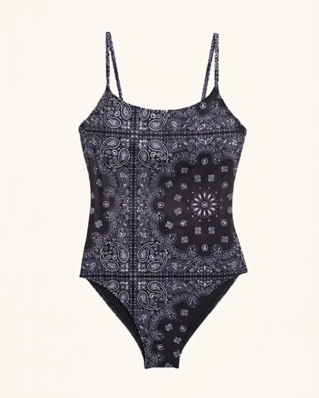 Swimsuit one piece Saint Trop black bandana - Image 3