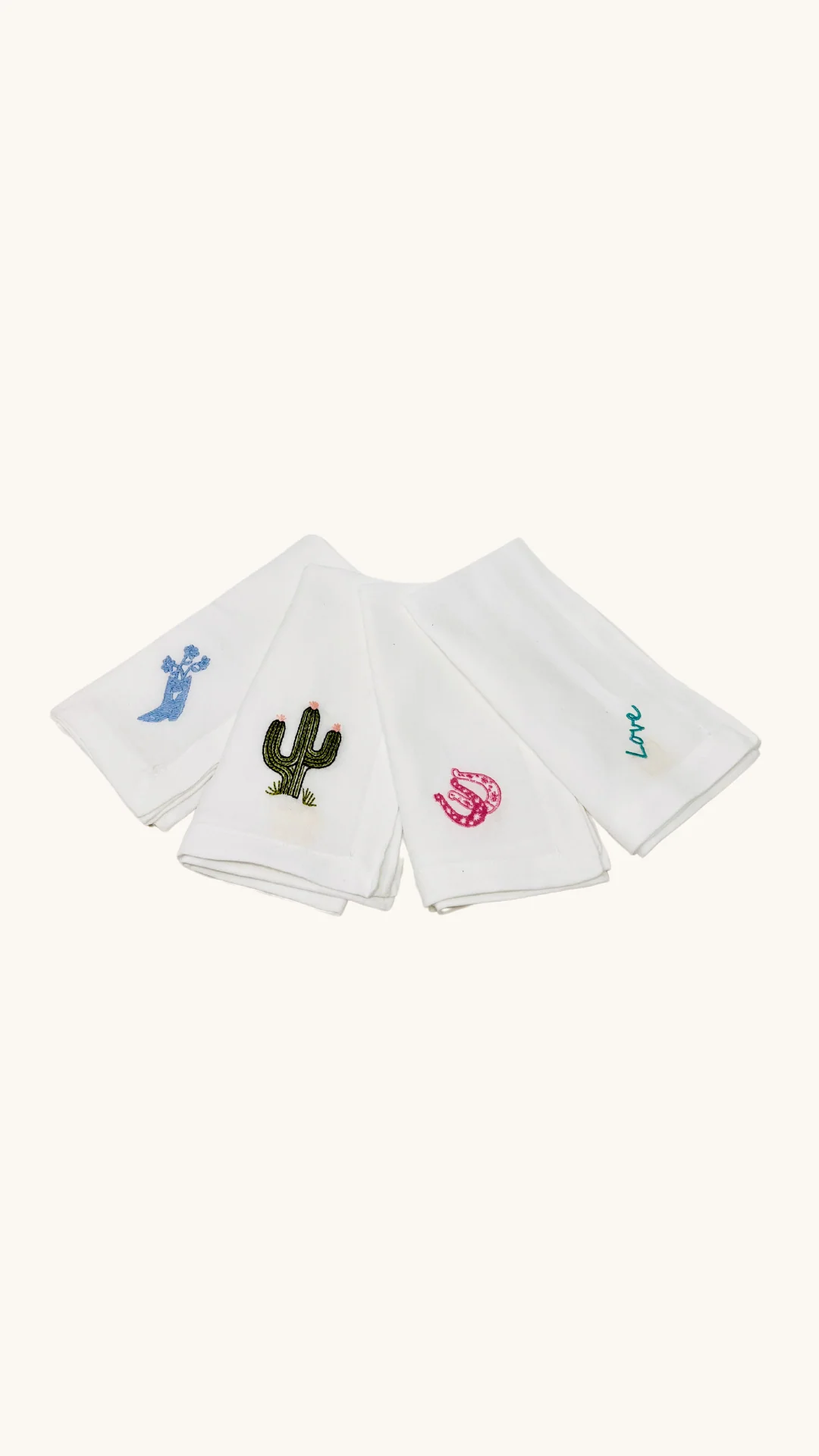 Set of 4 napkins