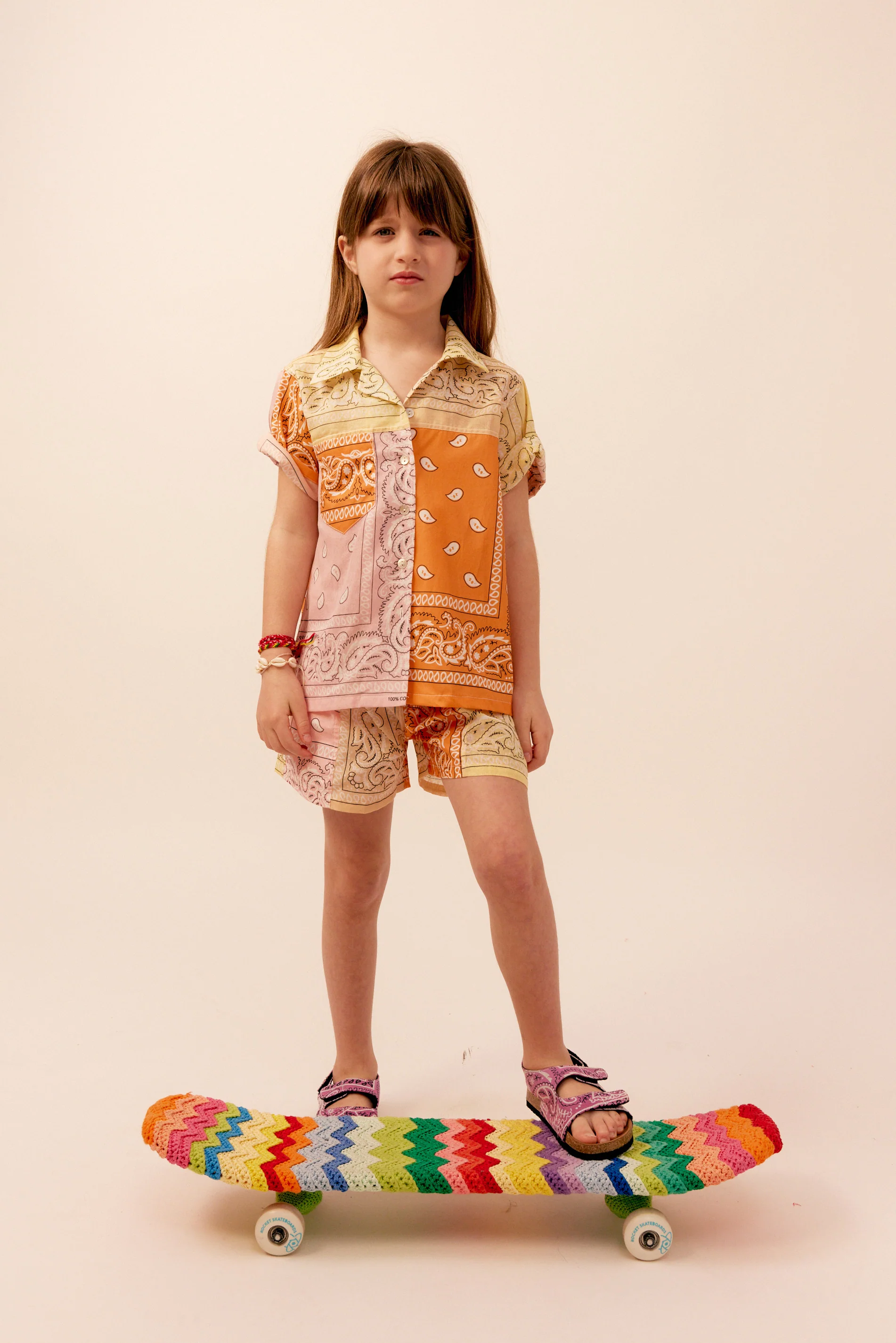 Short kids pastel bandana - Image 2