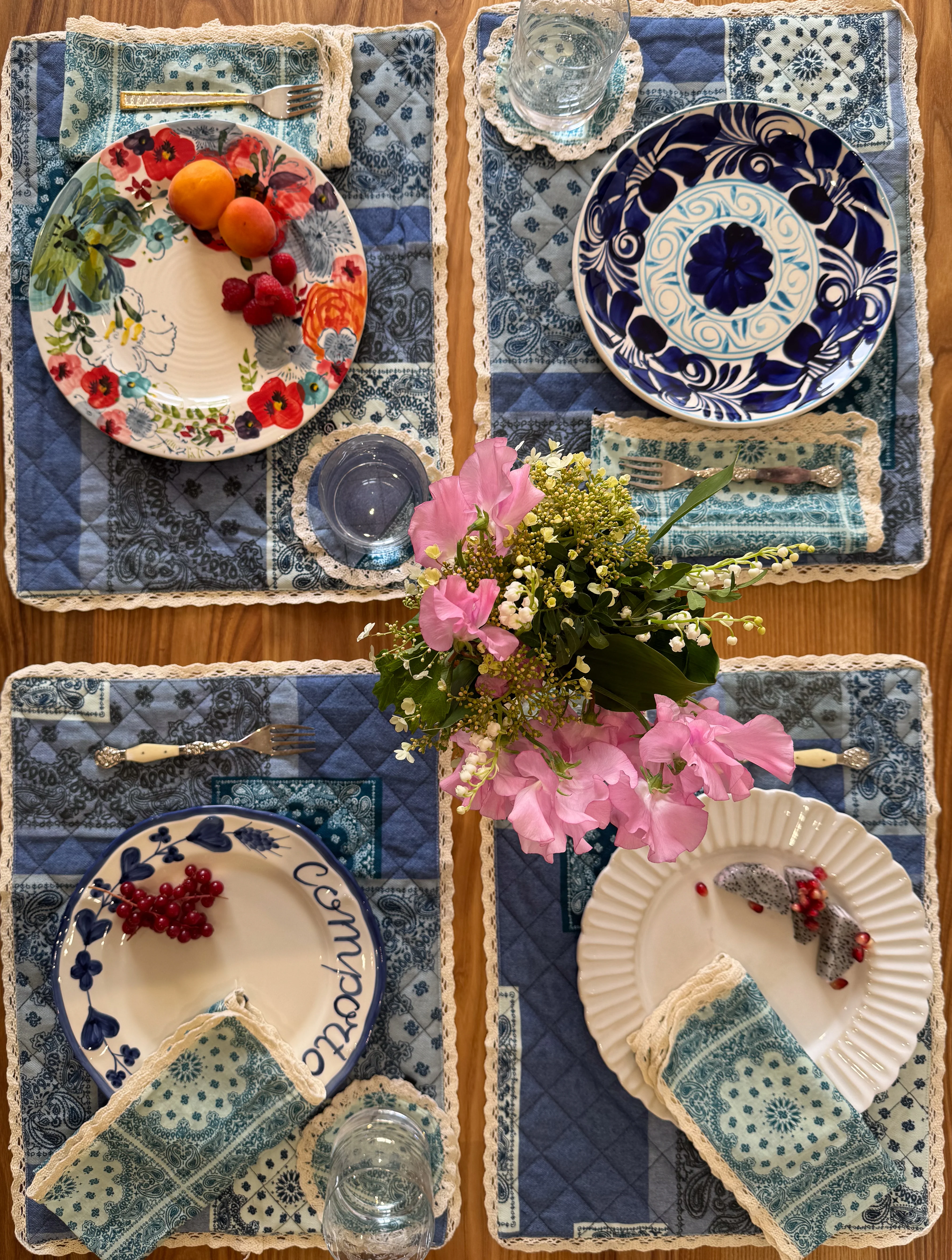 Table mat denim - Image 2
