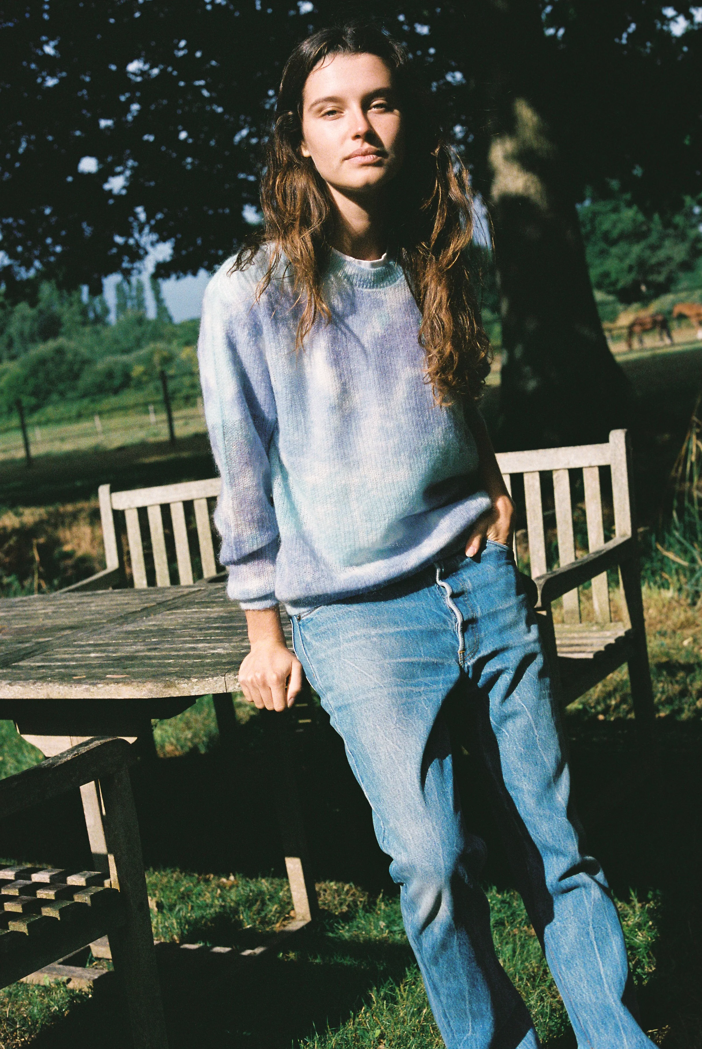 Tie & Dye knitwear blue - Image 3