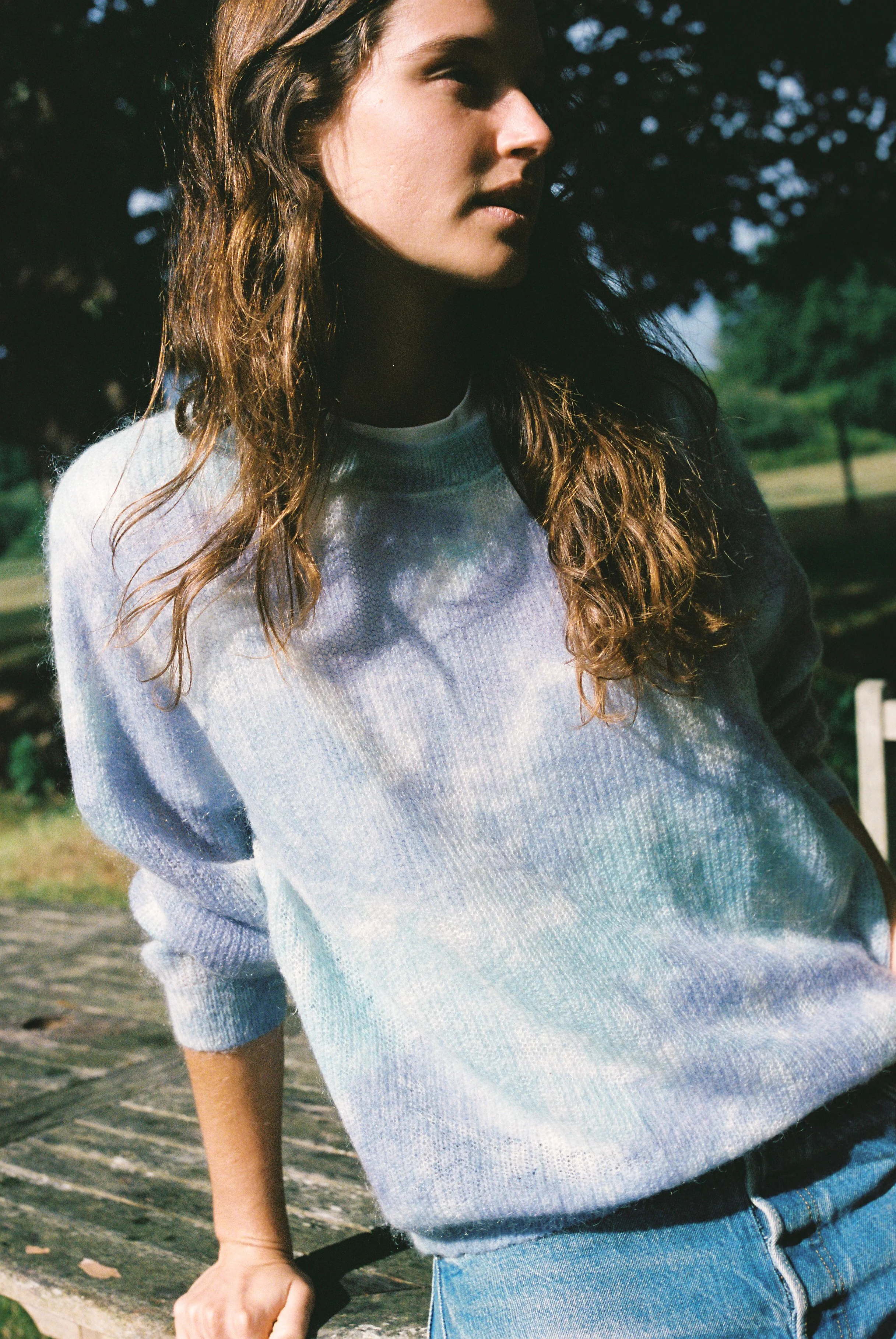 Tie & Dye knitwear blue - Image 4