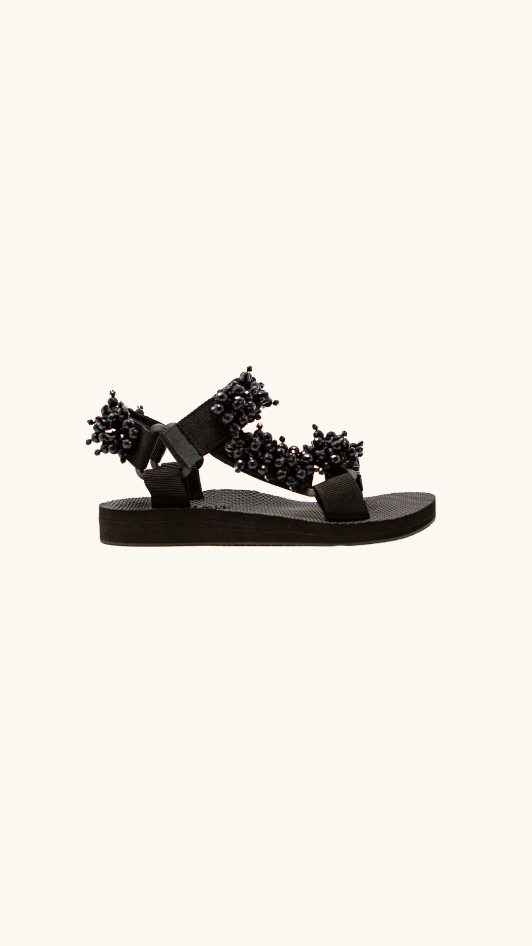 Trekky bride crystal flowers black