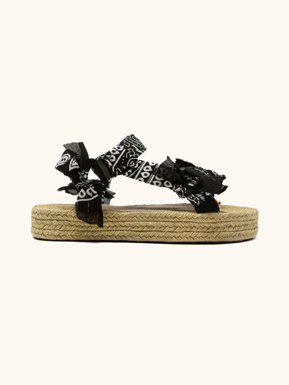 Trekky raffia bandana black