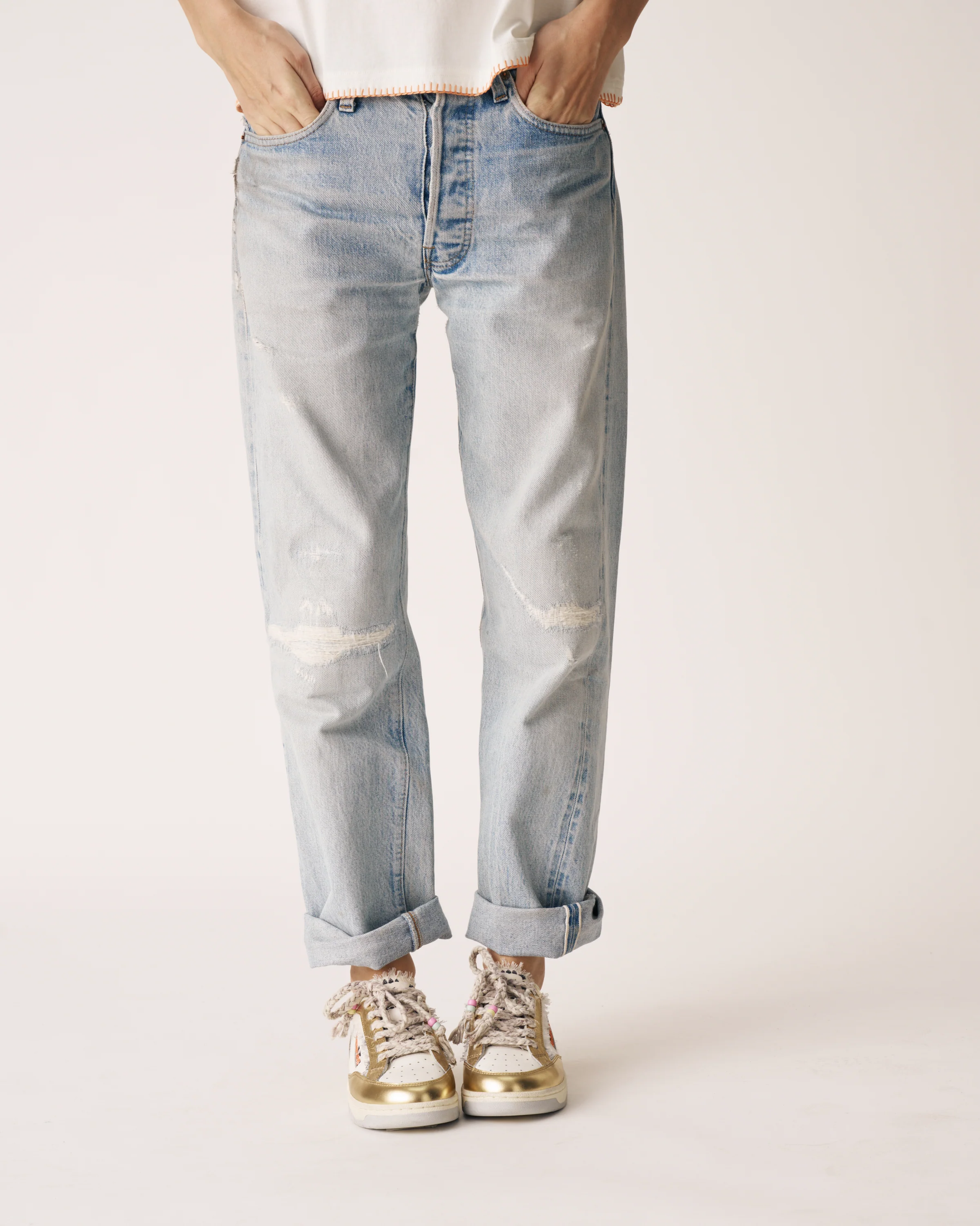 Venice sneakers gold - Image 3