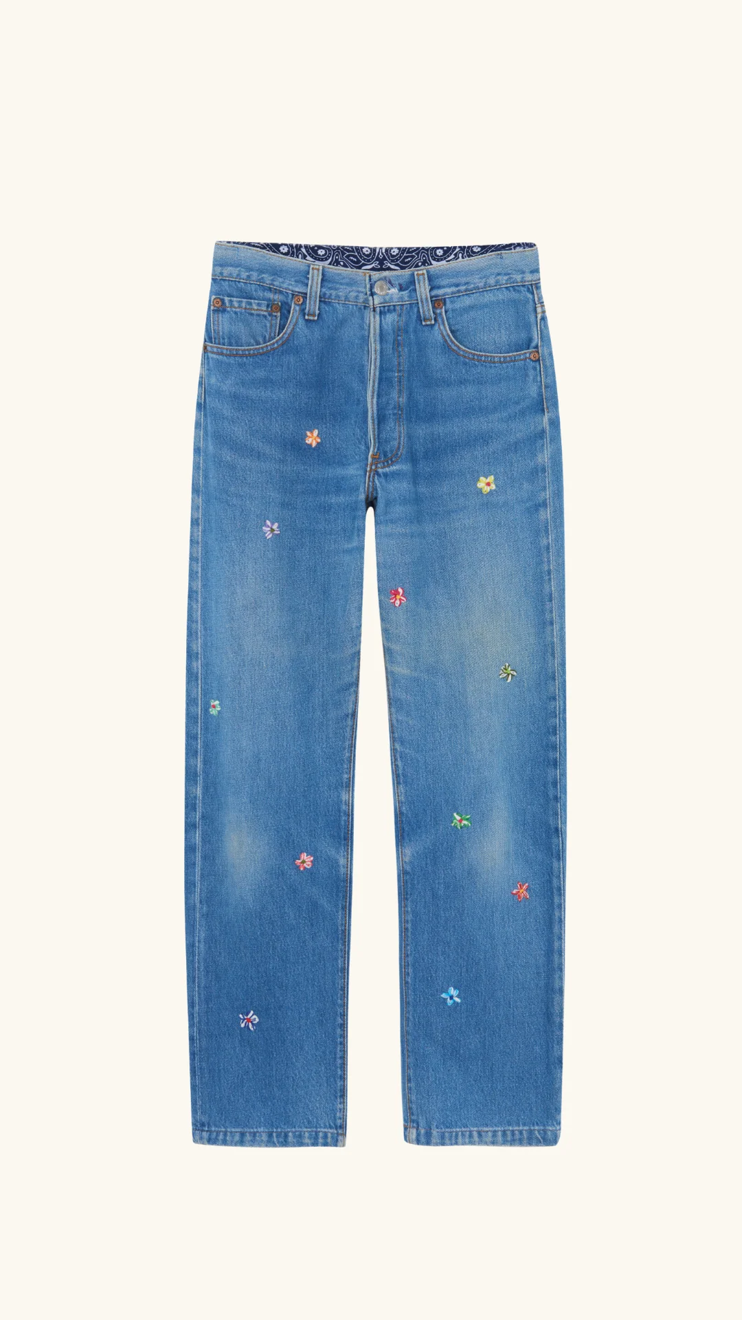 VINTAGE JEAN FLOWER 1