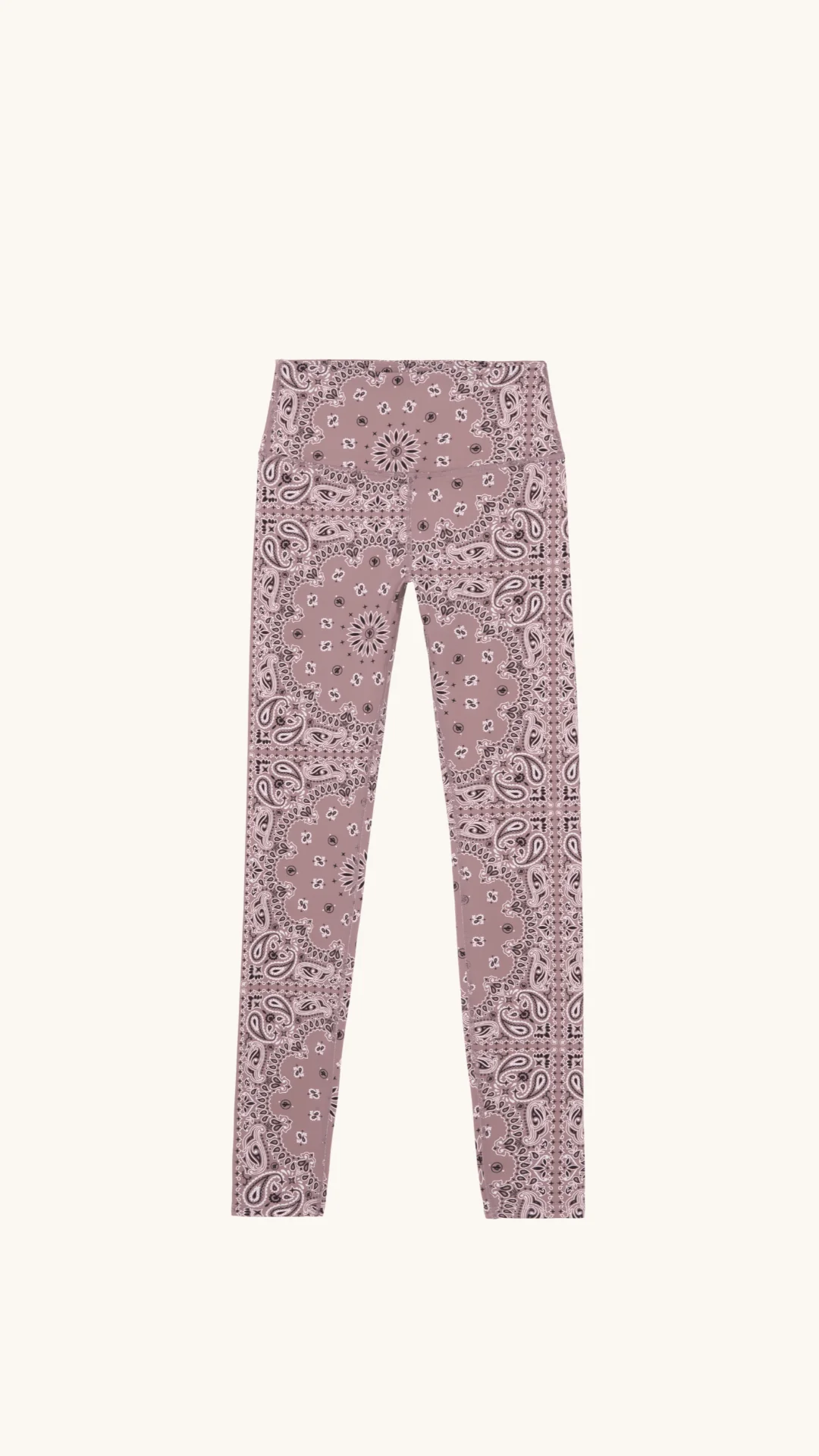 Yoga legging dusty rose bandana - Image 3