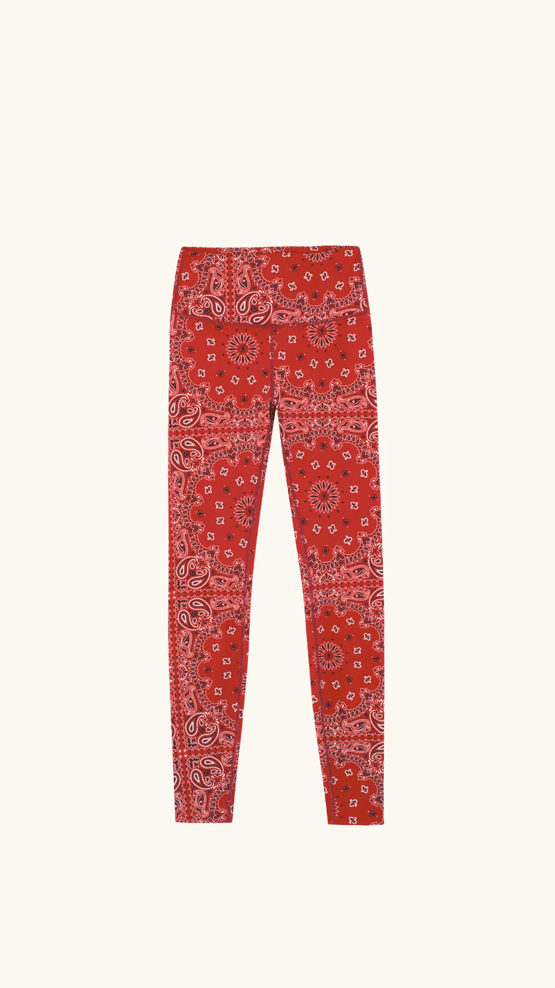 YOGA LEGGING RED BANDANA - Image 3