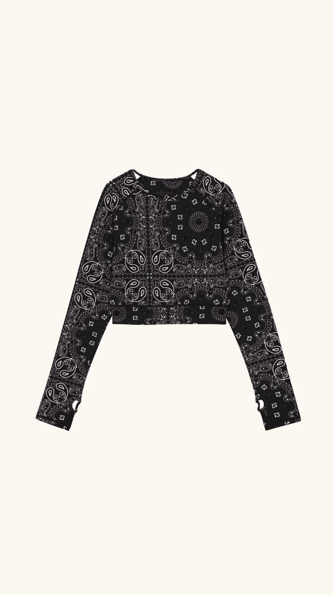 Yoga long sleeve top bandana - Image 2
